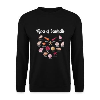 Mussel species - Unisex Sweatshirt - black - Front - Alina (178cm) & Michal (187cm)