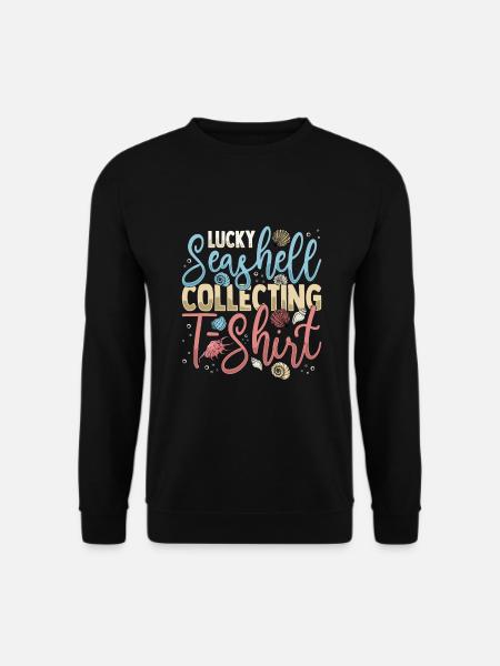 Collecting shells - Unisex Sweatshirt - black