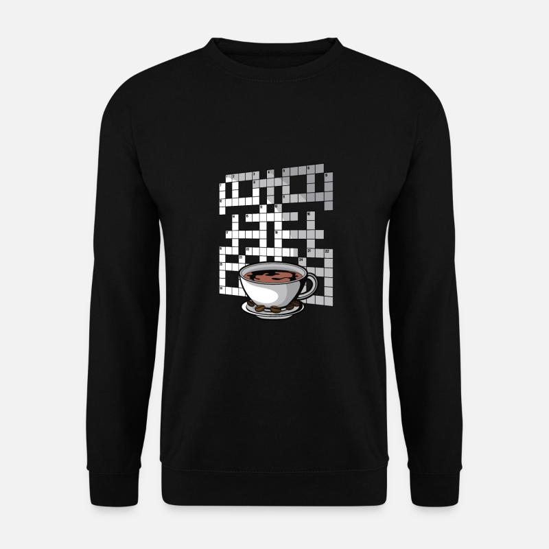 Solve crossword puzzles - Unisex Sweatshirt - black