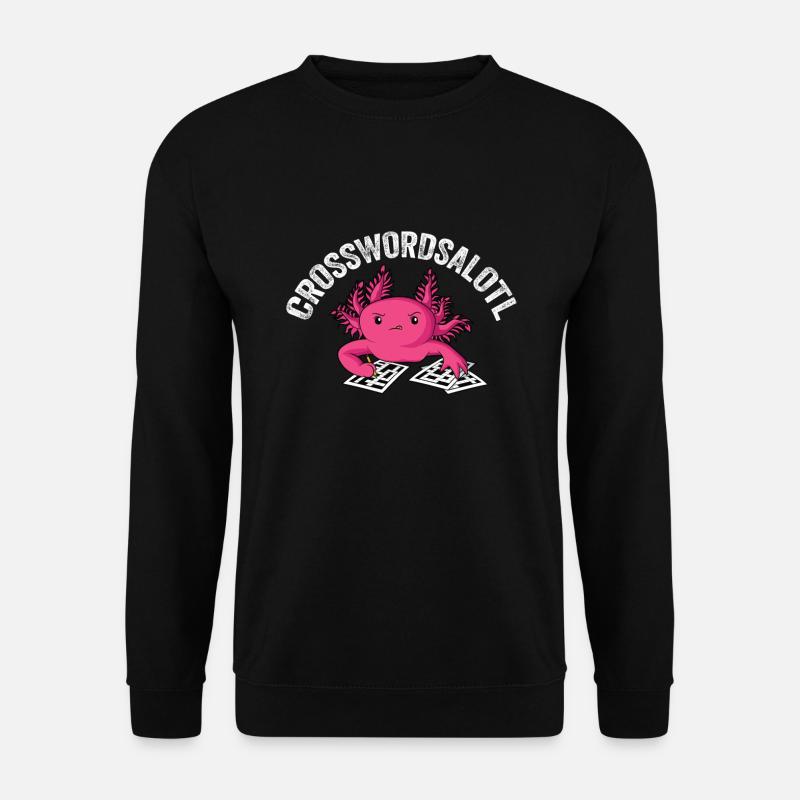 Solve crossword puzzles - Unisex Sweatshirt - black