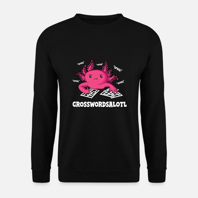 Solve crossword puzzles - Unisex Sweatshirt - black