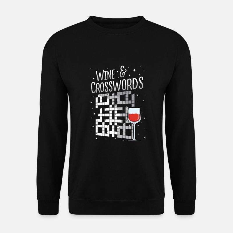 Solve crossword puzzles - Unisex Sweatshirt - black