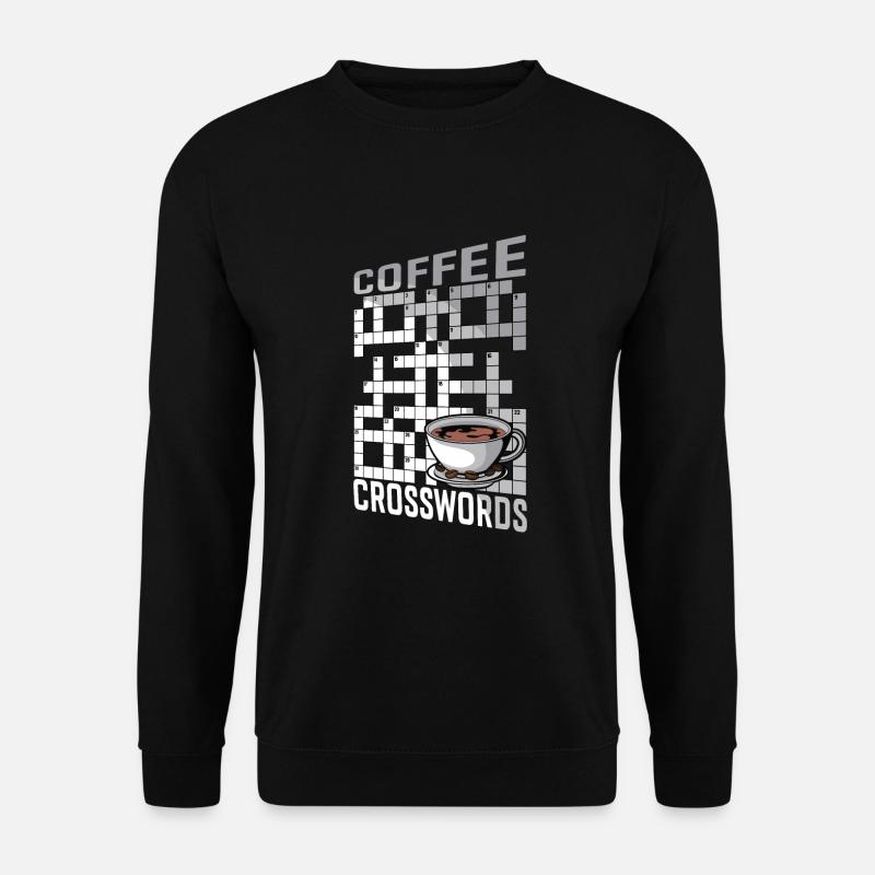 Kreuzworträtsel Lösen - Unisex Pullover - Schwarz