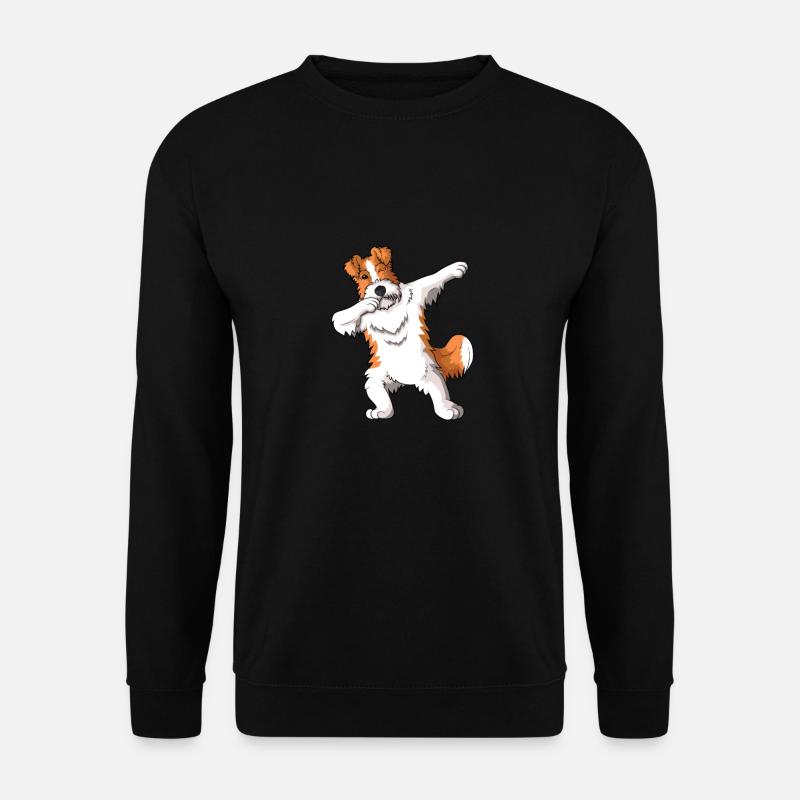 Wirehaired Fox Terrier Dog - Unisex Sweatshirt - black
