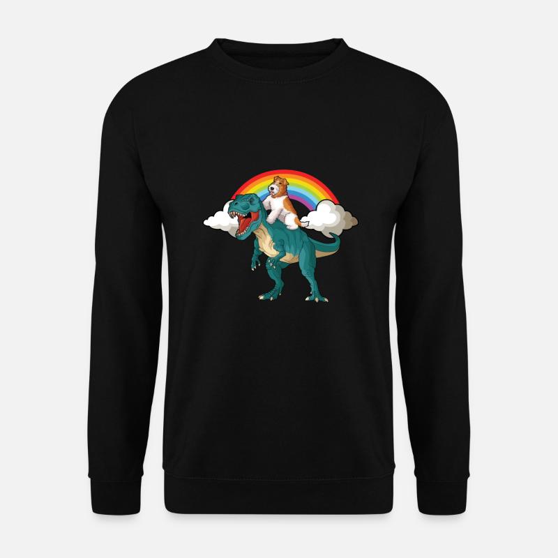 Drahthaar Foxterrier Hund - Unisex Pullover - Schwarz