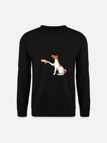 Glatthaar Foxterrier Hund - Unisex Pullover - Schwarz