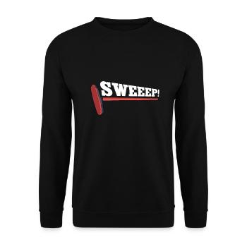 Locken - Unisex Pullover - Schwarz - Vorne - Alina (178cm) & Michal (187cm)