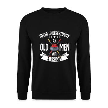Locken - Unisex Pullover - Schwarz - Vorne - Alina (178cm) & Michal (187cm)