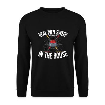 Locken - Unisex Pullover - Schwarz - Vorne - Alina (178cm) & Michal (187cm)