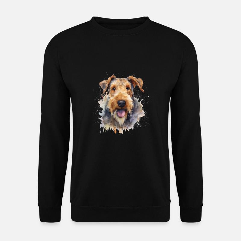 Airedale Terrier - Unisex Sweatshirt - black