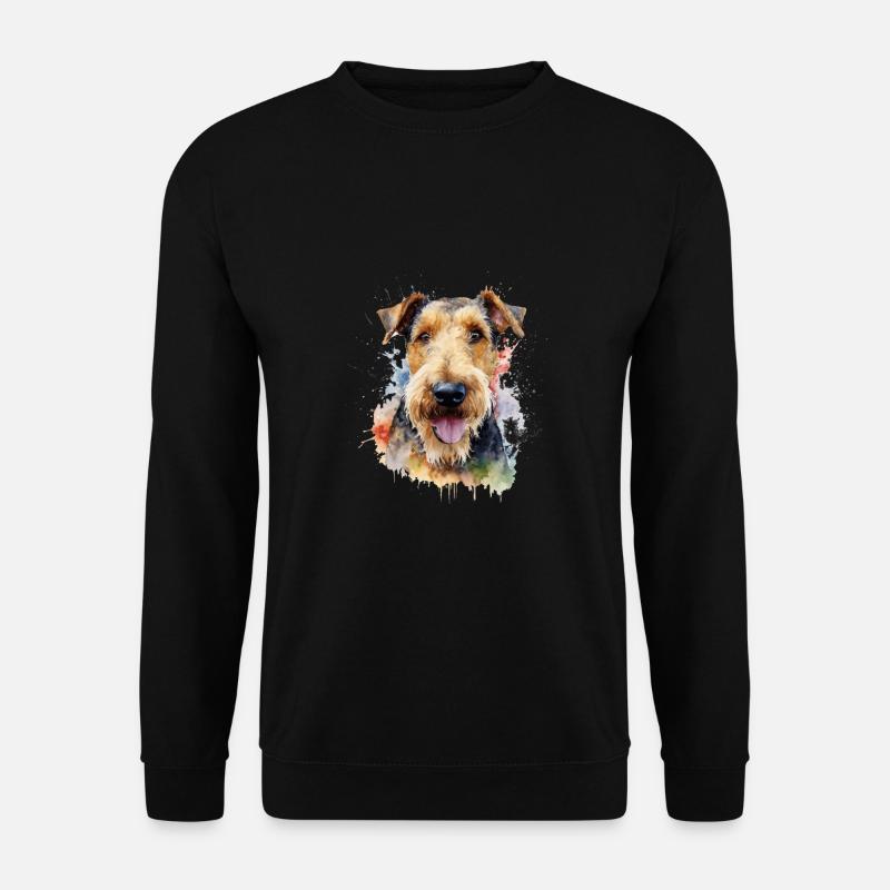 Airedale Terrier - Unisex Sweatshirt - black