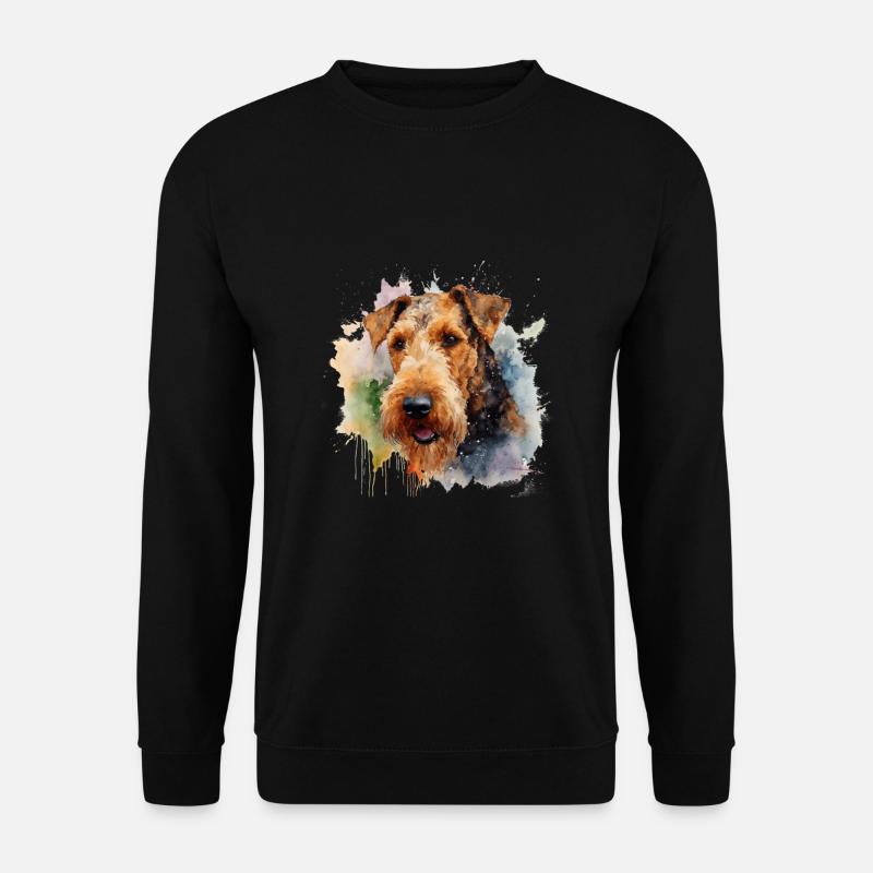 Airedale Terrier - Unisex Sweatshirt - black