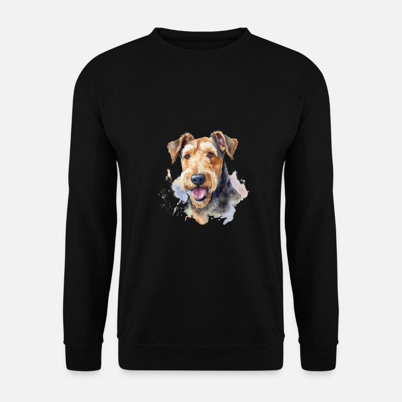 Airedale Terrier - Unisex Sweatshirt - black