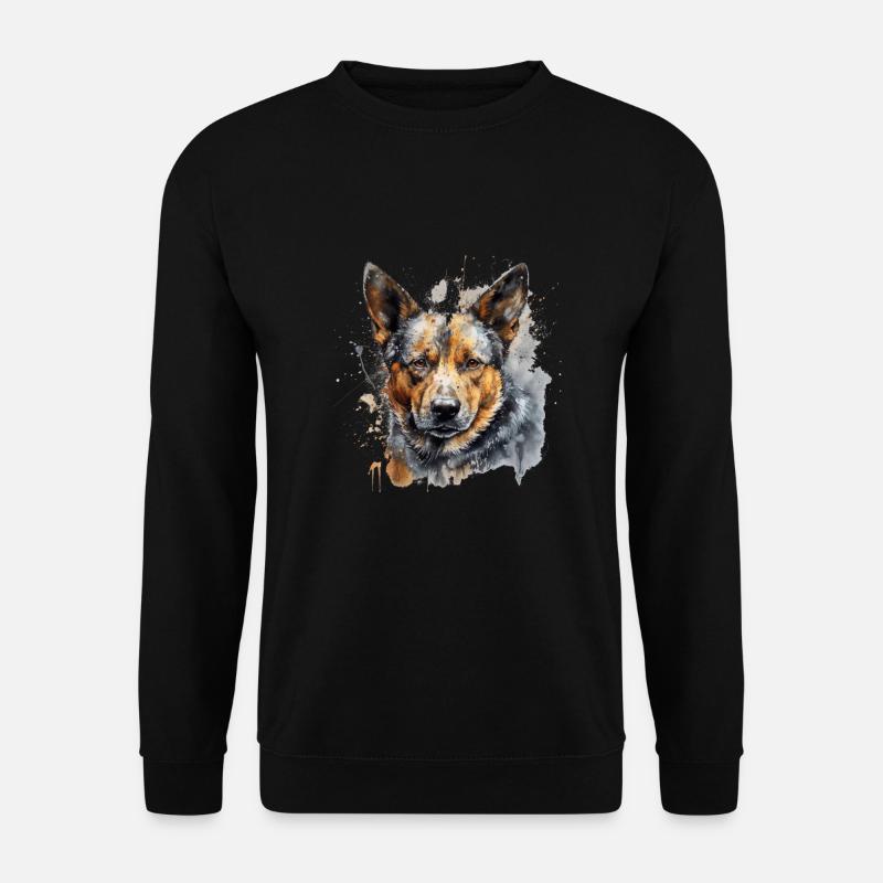 Australian Cattle Dog - Unisex Pullover - Schwarz