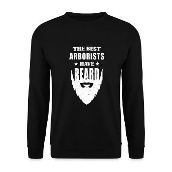 Bûcheron tronçonneuse arboriste - Sweat-shirt Unisexe - noir - Devant - Alina (178cm) & Michal (187cm)