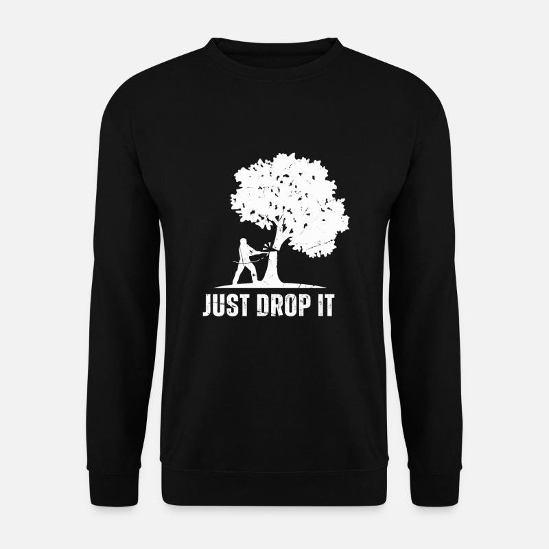Bûcheron tronçonneuse arboriste - Sweat-shirt Unisexe - noir