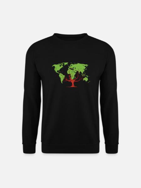 Bûcheron tronçonneuse arboriste - Sweat-shirt Unisexe - noir
