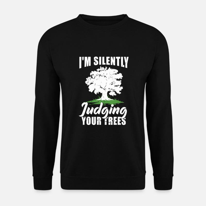 Bûcheron tronçonneuse arboriste - Sweat-shirt Unisexe - noir