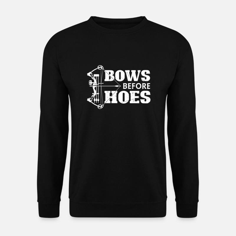 Archery Bogenschießen Bogen - Unisex Pullover - Schwarz