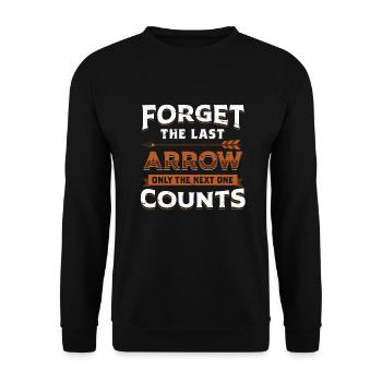 Archery Archery Bow - Unisex Sweatshirt - black - Front - Alina (178cm) & Michal (187cm)
