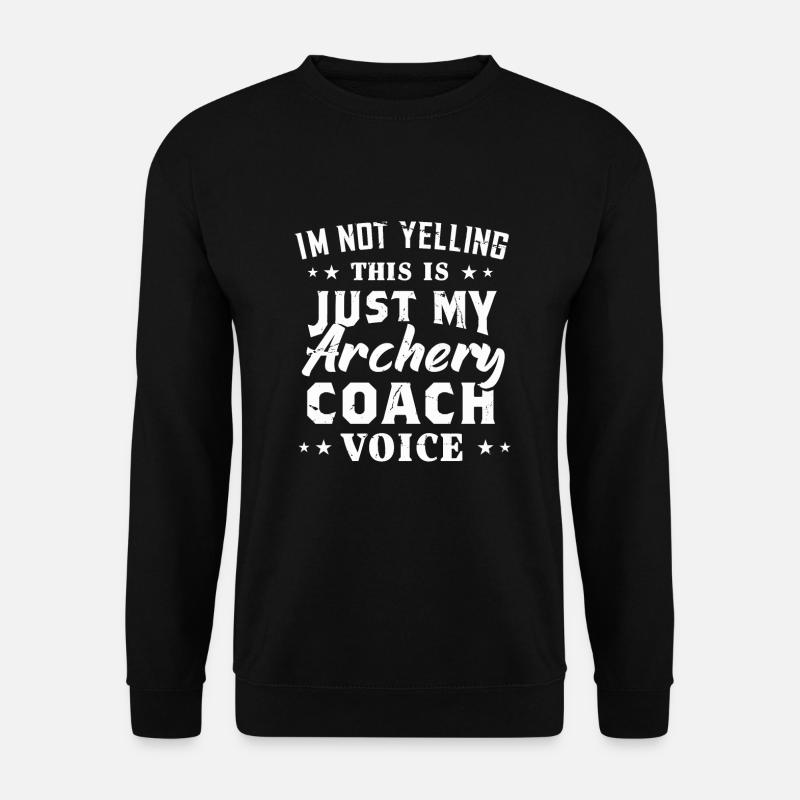 Archery Bogenschießen Bogen - Unisex Pullover - Schwarz