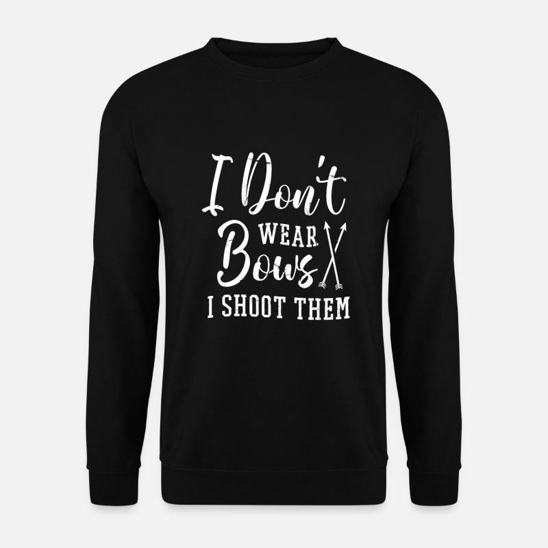 Archery Bogenschießen Bogen - Unisex Pullover - Schwarz