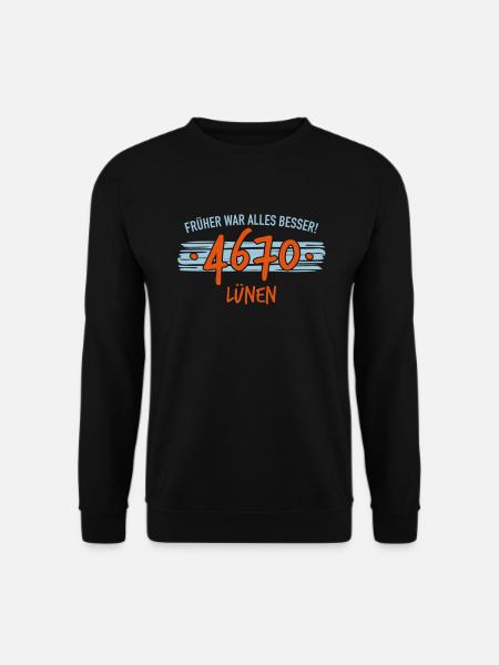 Früher 4670 Lünen - Unisex Pullover - Schwarz