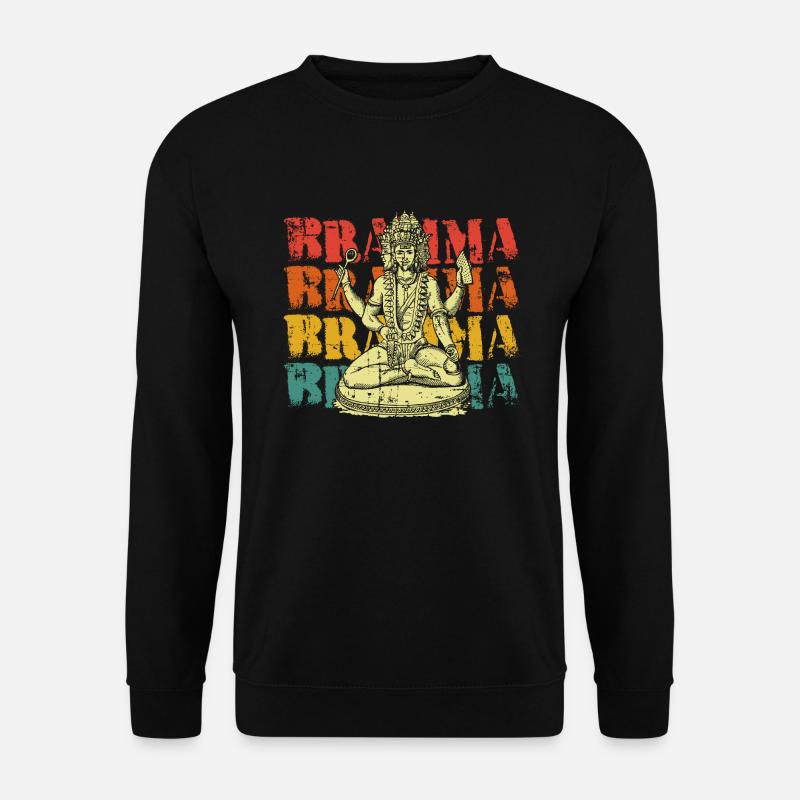 Brahma Hinduism India - Unisex Sweatshirt - black