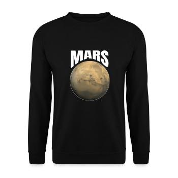 Planète Mars - Sweat-shirt Unisexe - noir - Devant - Alina (178cm) & Michal (187cm)