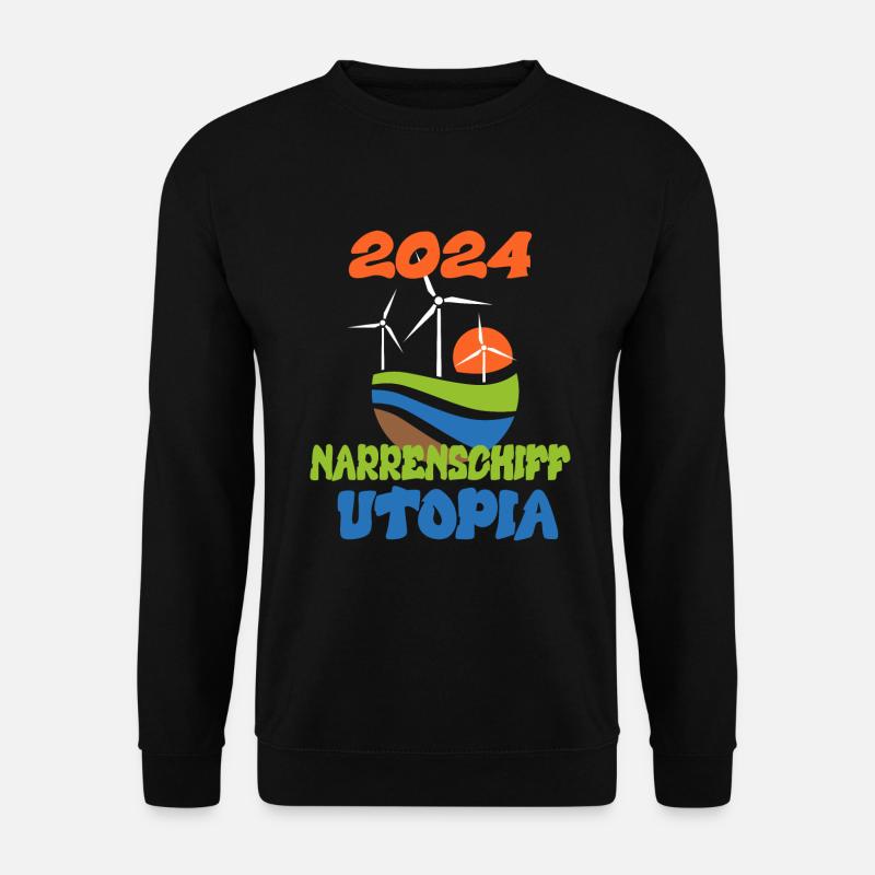 Narrenschiff Utopia, 2024 - Unisex Pullover - Schwarz
