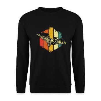 Chauve-souris - Sweat-shirt Unisexe - noir - Devant - Alina (178cm) & Michal (187cm)