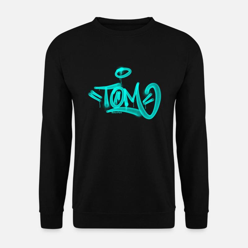 Tom Graffiti T Shirt - Unisex Sweatshirt - black