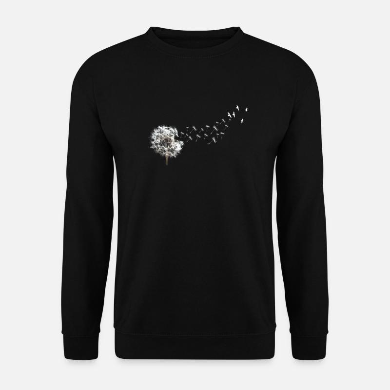 Pusteblume Birds Flower - Unisex Sweatshirt - black