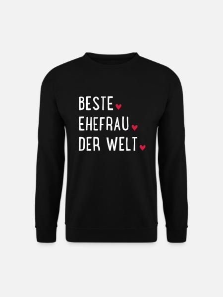 Beste Ehefrau der Welt - Unisex Pullover - Schwarz