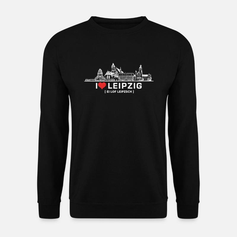 i love leipzig - Unisex Pullover - Schwarz