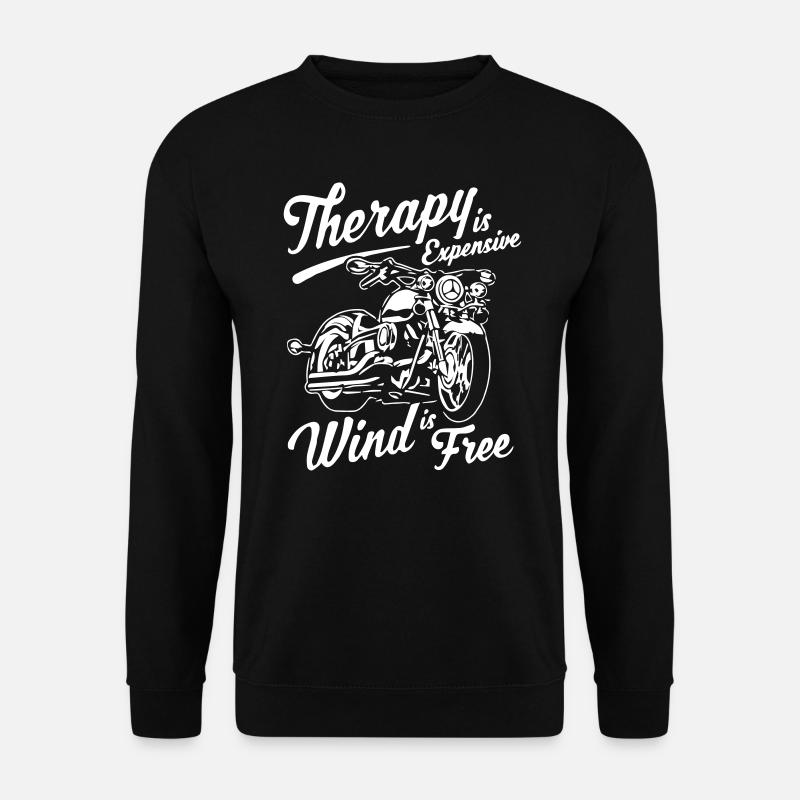 Funny Biker Motorcycle Rider - Unisex Pullover - Schwarz