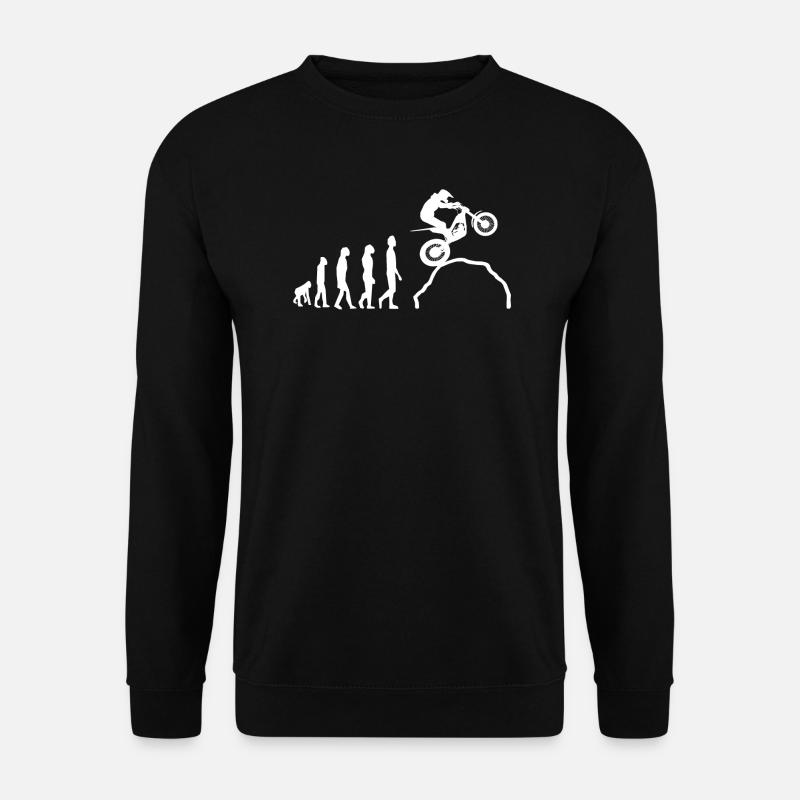 Trial Evolution Trials Motorrad - Unisex Pullover - Schwarz