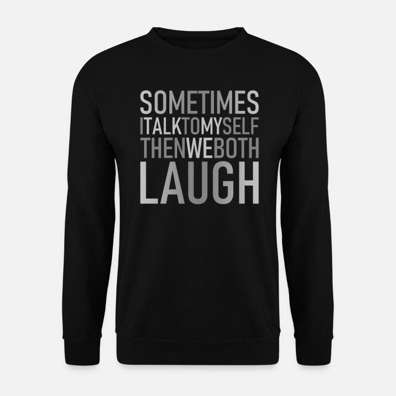 Laugh Graphic - Unisex Sweatshirt - black