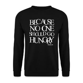 Graphique de la communauté alimentaire - Sweat-shirt Unisexe - noir - Devant - Alina (178cm) & Michal (187cm)