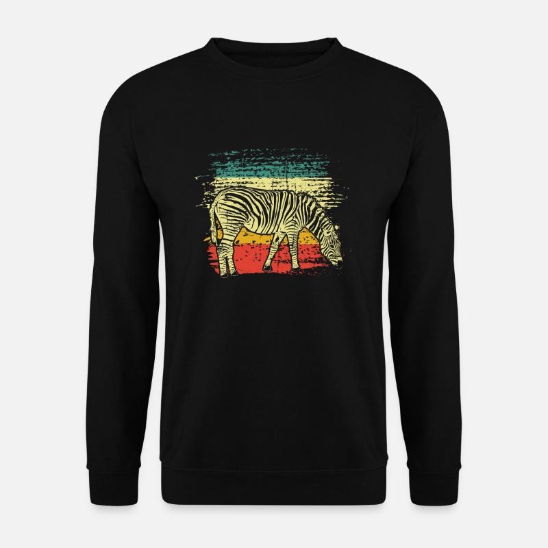 Afrique Zebra - Sweat-shirt Unisexe - noir