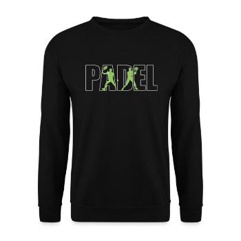 Padel Padel Player Padeltennis Padel Tennis - Unisex Sweatshirt - black - Front - Alina (178cm) & Michal (187cm)