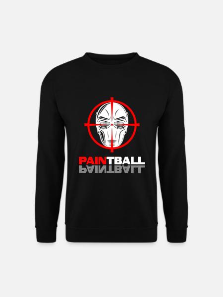 paintball paintballer gotcha - Unisex Sweatshirt - black