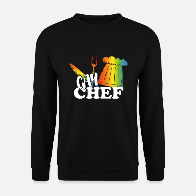 Gay chef - Unisex Sweatshirt - black
