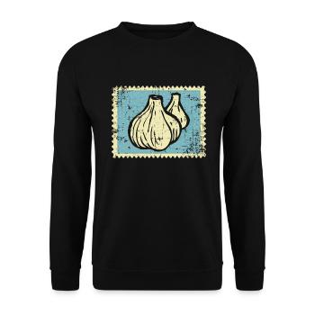 Ail Timbre - Sweat-shirt Unisexe - noir - Devant - Alina (178cm) & Michal (187cm)