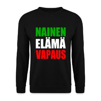 LIBERTÉ DE VIE DE LA FEMME - Sweat-shirt Unisexe - noir - Devant - Alina (178cm) & Michal (187cm)