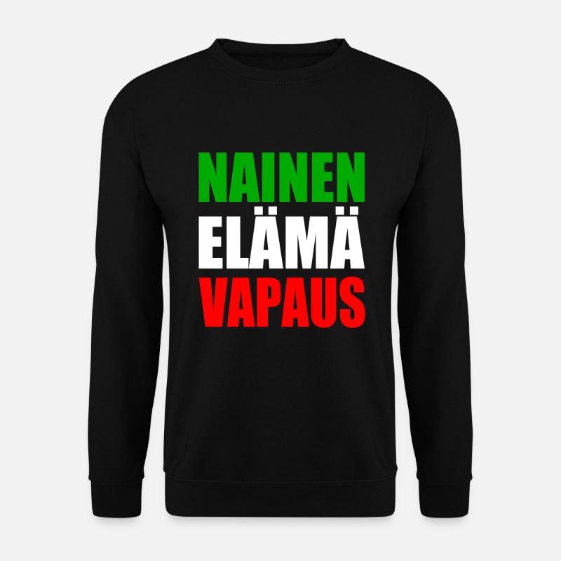 FRAU LEBEN FREIHEIT - Unisex Pullover - Schwarz