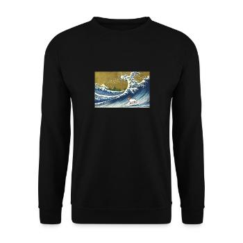 Jack Russell - Unisex Sweatshirt - black - Front - Alina (178cm) & Michal (187cm)