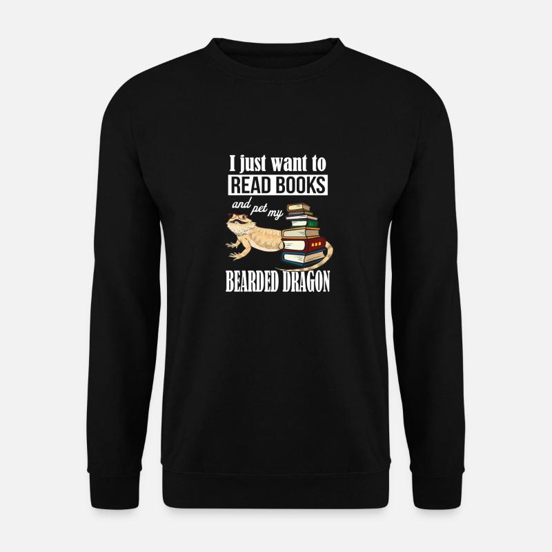 Bärtiger Drache - Unisex Pullover - Schwarz