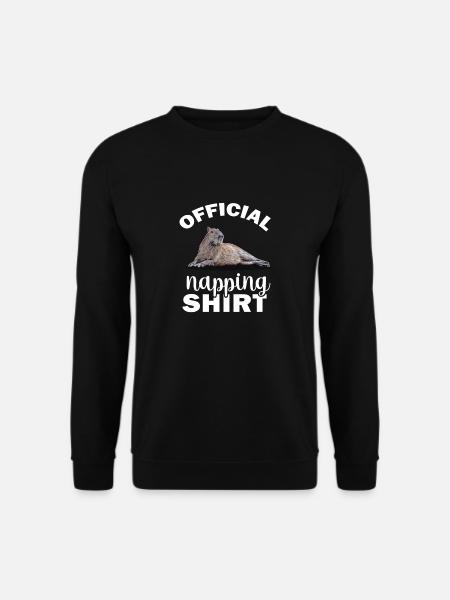 Capybara - Unisex Pullover - Schwarz