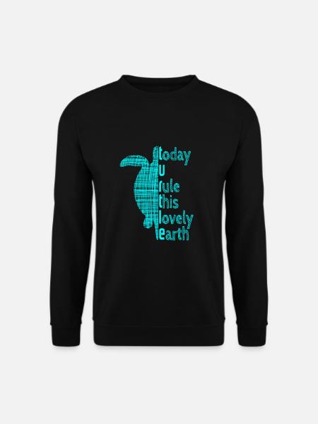 Turtle Schildkröte - Unisex Pullover - Schwarz